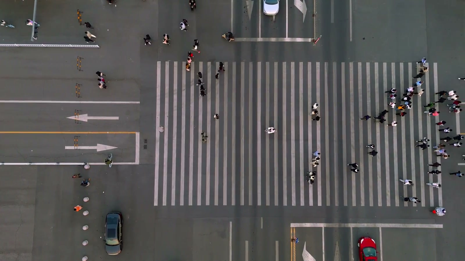 Traffic control on a busy roadway